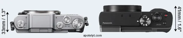 Compare GF7 versus ZS70 top