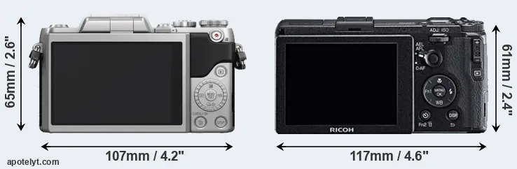 Comparison GF7 or GR rear