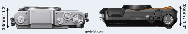 Compare GF7 versus WG-6 top