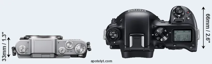 Compare GF7 versus NX1 top