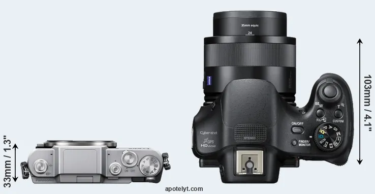 Compare GF7 versus HX400V top
