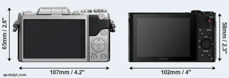 Comparison GF7 or HX90V rear