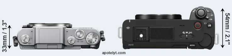 Compare GF7 versus ZV-E1 top