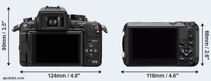 Comparison GH1 or WG-6 rear
