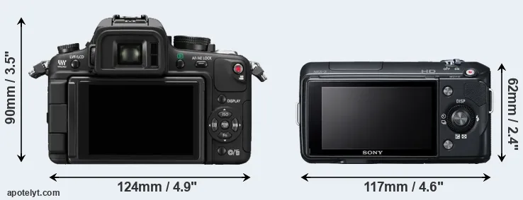 Comparison GH1 or NEX-3 rear