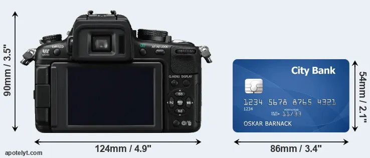 GH2 and credit card rear side