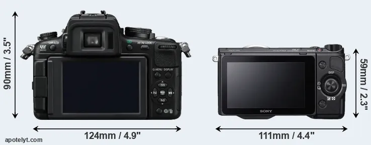 Comparison GH2 or NEX-5R rear