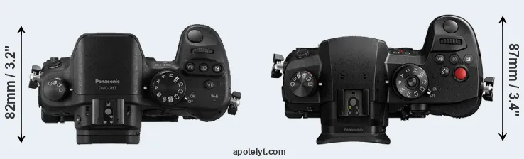 Compare GH3 versus GH5 II top
