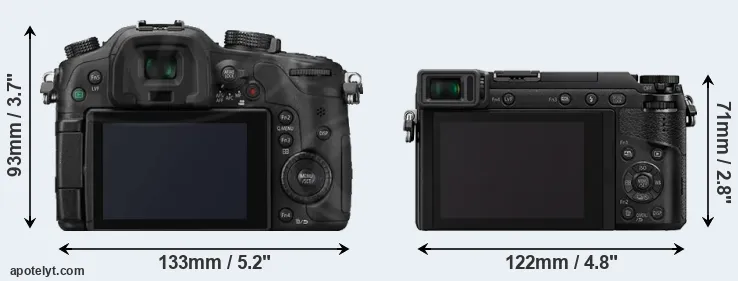 Comparison GH3 or GX80 rear