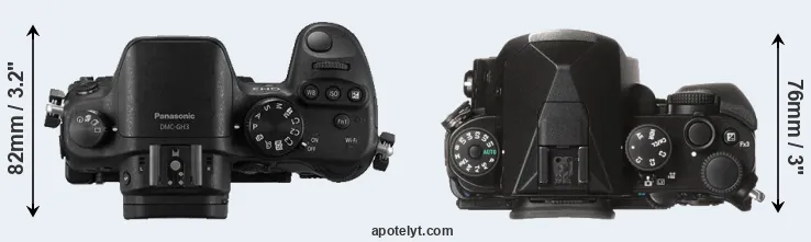 Compare GH3 versus KP top