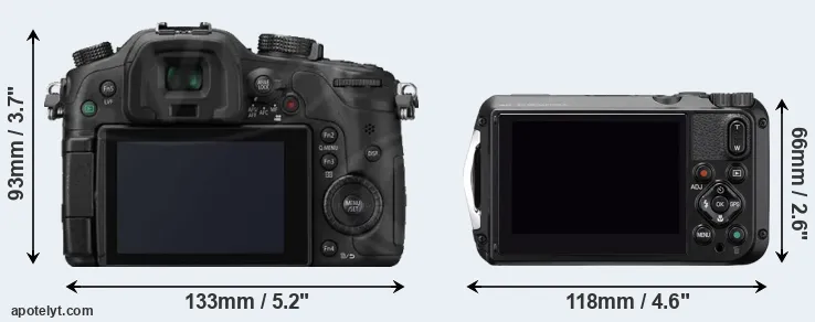 Comparison GH3 or WG-6 rear