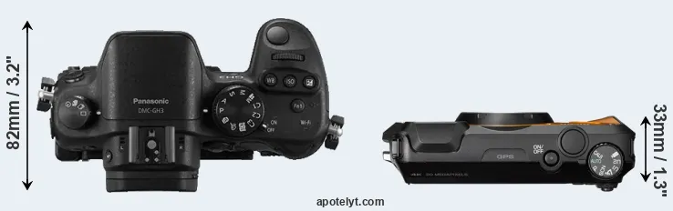 Compare GH3 versus WG-6 top