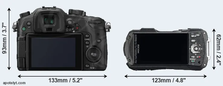 Comparison GH3 or WG-60 rear