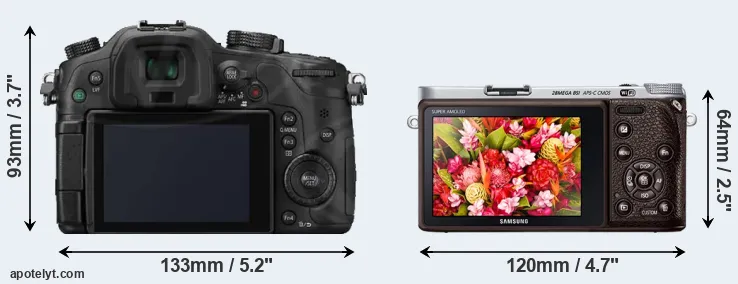 Comparison GH3 or NX500 rear