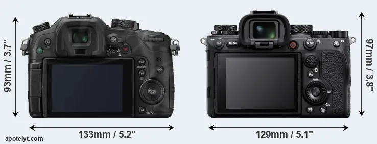 Comparison GH3 or A1 rear