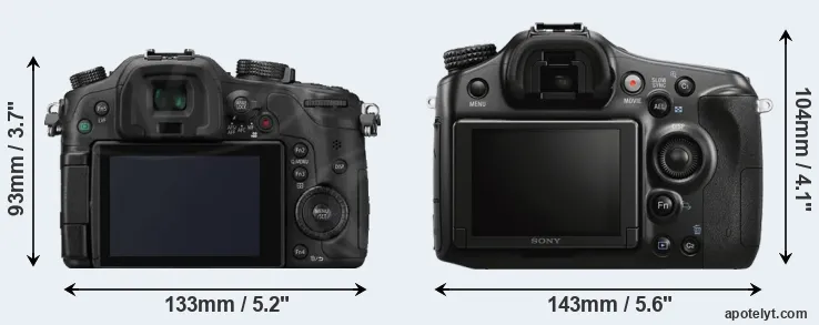 Comparison GH3 or A68 rear