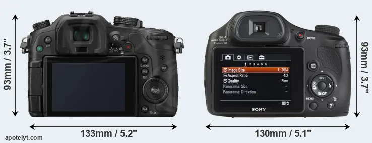 Comparison GH3 or HX350 rear