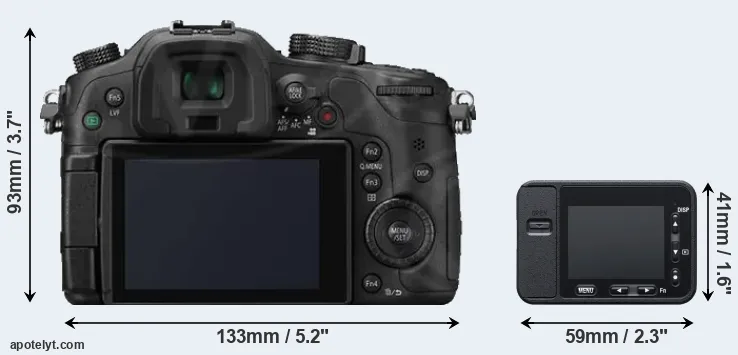 Comparison GH3 or RX0 rear