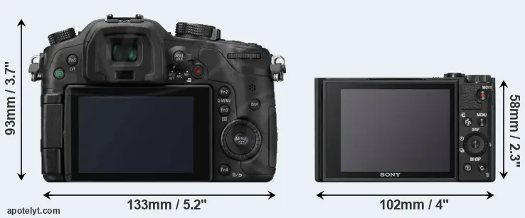 Comparison GH3 or WX800 rear