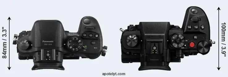 Compare GH4 versus GH6 top