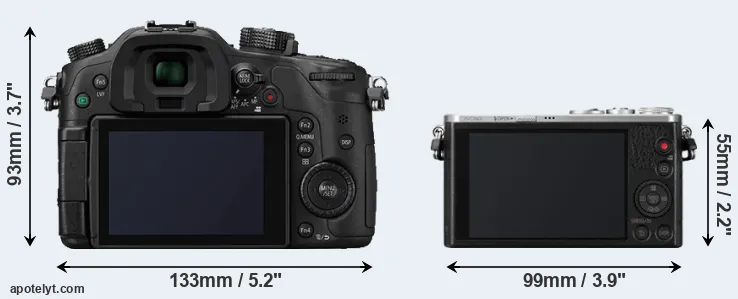 Comparison GH4 or GM1 rear