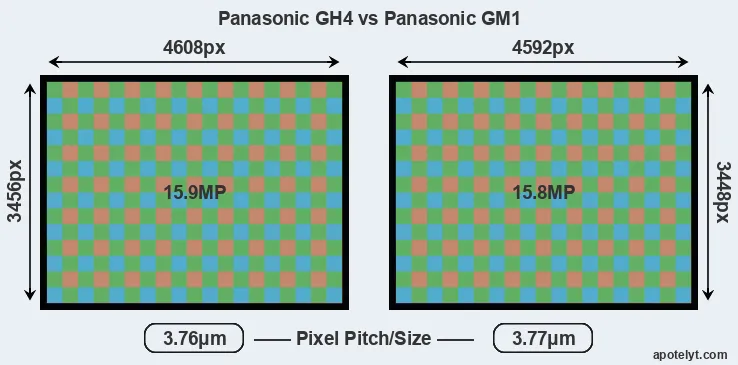 GH4 versus GM1 MP
