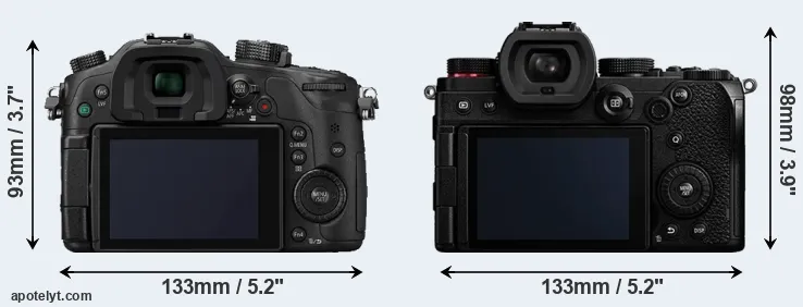Comparison GH4 or S5 rear