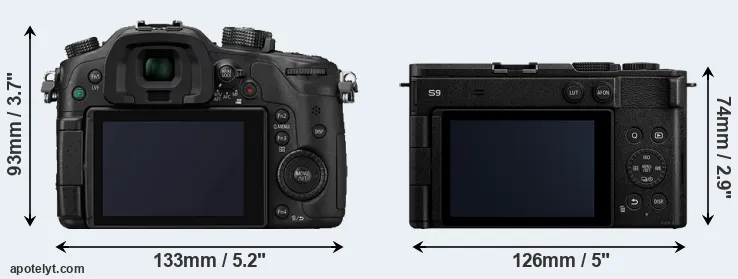 Comparison GH4 or S9 rear