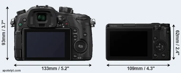 Comparison GH4 or GR III rear