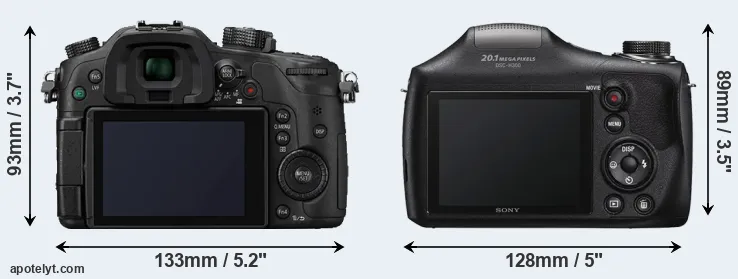 Comparison GH4 or H300 rear