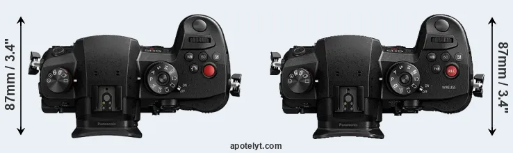 Compare GH5 II versus GH5s top