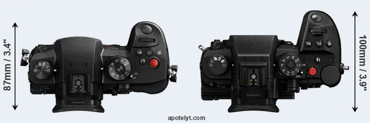Compare GH5 II versus GH7 top
