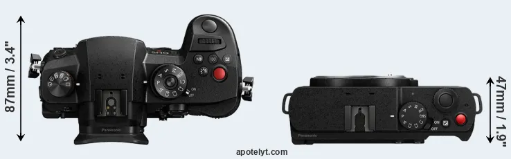 Compare GH5 II versus S9 top