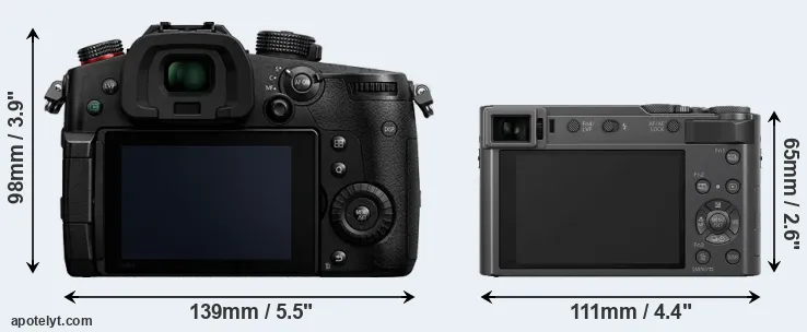 Comparison GH5 II or TZ200 rear