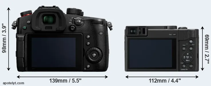 Comparison GH5 II or ZS80 rear