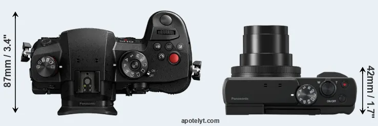 Compare GH5 II versus ZS80 top