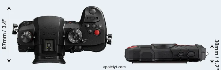 Compare GH5 II versus WG-60 top