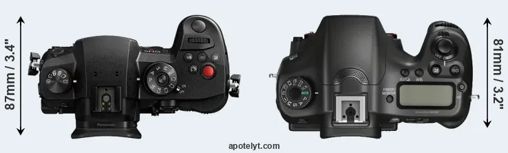 Compare GH5 II versus A68 top