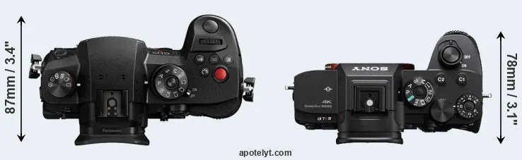 Compare GH5 II versus A7R IVA top