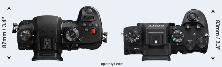 Compare GH5 II versus A9 III top