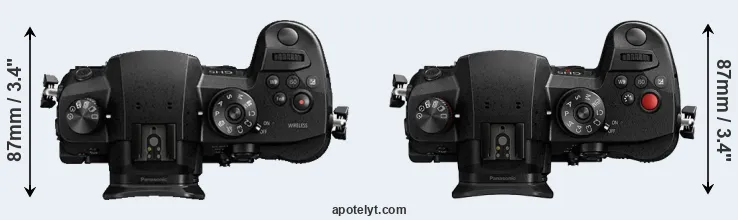 Compare GH5 versus GH5 II top