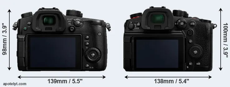 Comparison GH5 or GH6 rear