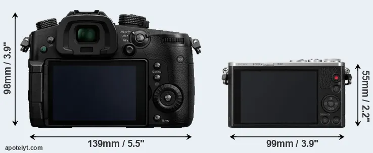 Comparison GH5 or GM1 rear