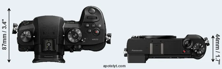 Compare GH5 versus GX80 top