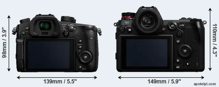 Comparison GH5 or S1 rear