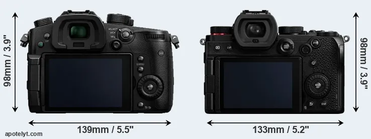 Comparison GH5 or S5 rear