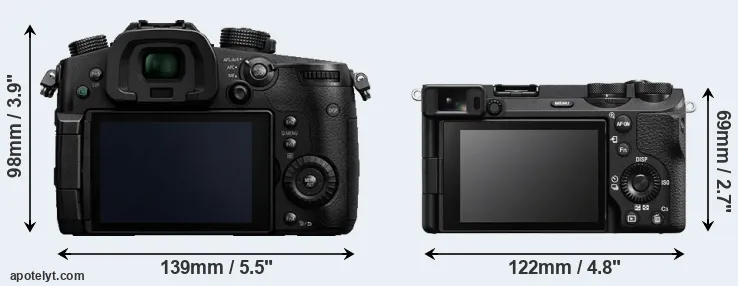 Comparison GH5 or A6700 rear