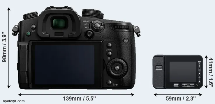Comparison GH5 or RX0 II rear