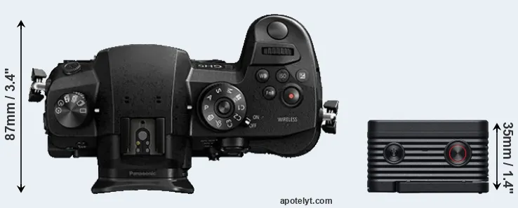 Compare GH5 versus RX0 II top