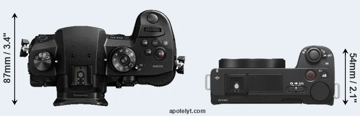 Compare GH5 versus ZV-E10 II top
